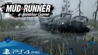 Spintires: MudRunner PS4 🇩🇪 - Der Tank muss ran - Let´s Play MudRunner Deutsch