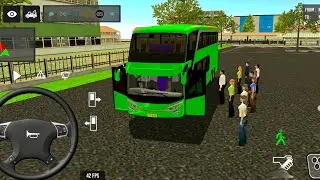 Indonesia Coach bus driving | Euro bus simulator 2025 Android gameplay