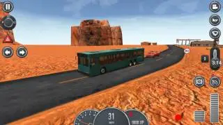 Driving School 2016 - New Flyer blue bus (535 HP bus)