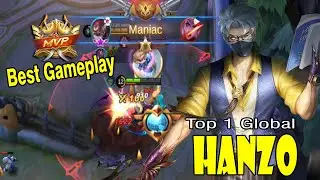 BEST GAMEPLAY HANZO [Top 1 Global Hanzo]  By Fox. - Mobile Legends Gameplay And Build By Fox.