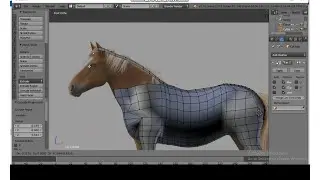 How to create a horse in Blender Part 1 / Blender tutorials