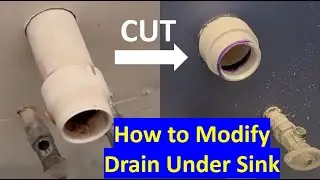 How to Cut PVC Pipe & Repair Sink Drain