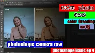 Photoshope Basic camera Raw  filter in sinhala 