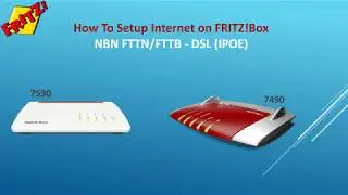 Fritz!Box 7590/7490 Internet Connection Set Up FTTN /FTTB IPoE