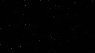 Colorful Twinkling Stars | Black Background