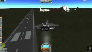 Kerbal Space Program - VTOL Jet with missiles, No Mods! (Haven't achieved the 