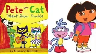 MERGED   Pete The Cat and Dora The Explorer Superheroes vs Callaghan Battle Slideshow