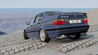 Epic Rollovers on Speed Bumps! The Field of Speed Bumps #10 - Super Test BeamNG drive