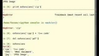 Python Tutorial on Dictionaries [English]