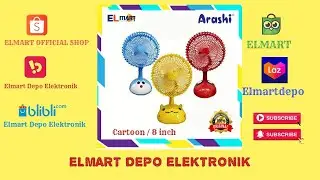 Unboxing n Review Kipas Angin Anak  Karakter Lucu Meja Arashi Cartoon 8 inch DM01 Fan 8
