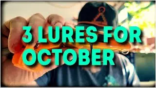 3 lures for october