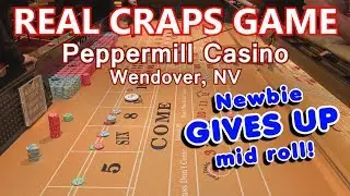 LOTS OF ACTION & FUN! - Live Craps Game #33 - Peppermill Casino, Wendover, NV - Inside the Casino