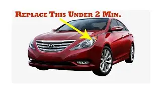 How To Replace Turn Signal | Hyundai Sonata Turn Signal Bulb under 2 minutes