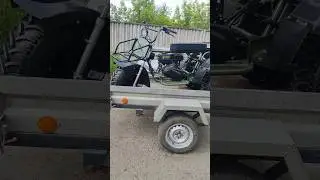 Трицикл SR-32 Light Pro в прицепе