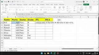 Excel IFS Function with Examples - Excel Tutorial 18