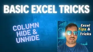 Column hide or unhide | Excel shortcut keys