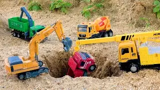Oyuncak inşaat aracı kurtarma ekibinin hikayesi