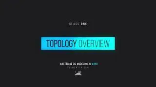 3D Modeling Topology Basics