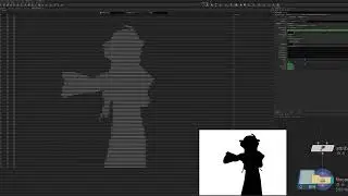 Bad Apple but it's played on the Houdini geometry spreadsheet