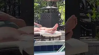 Candid Soles Poolside View (:
