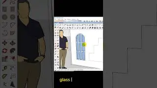 #sketchup  window Panel Create by using 1001 plugin and panel divider