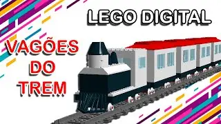 Lego Digital Designer   Vagões de Trem