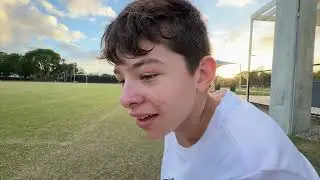 October 29th 2023 - David’s BACK!!!  We’re just playing catch at the park in Sunrise FL
