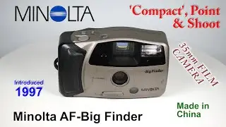 1997 Minolta AF-Big Finder - 35mm Film Camera