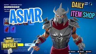 ASMR Fortnite Ninja Turtles Skins Are Back! Daily Item Shop 🎮🎧 Relaxing Whispering 😴💤