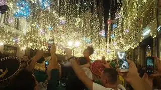 Nikolskaya street - Mexicans and Koreans - World Cup Russia 2018