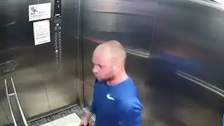 в Челябинске мужчина, который проучил шумную компанию девушек под окнами немного бесился в лифте