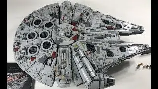 Lego 75192 Millennium Falcon 2017 Time Lapse Build 4K Ultra HD 3840 x 2160