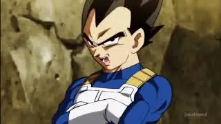 Vegeta  tries to go ultra instinct English dub
