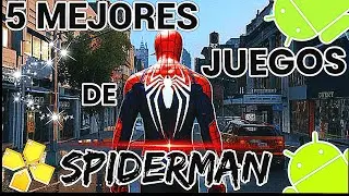 5 MEJORES JUEGOS DE SPIDERMAN PPSSPP Y ANDROID