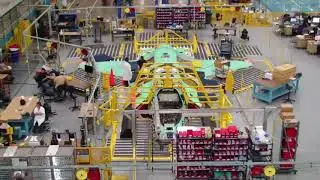 The manufacturing of F 35 stealth fighter jet