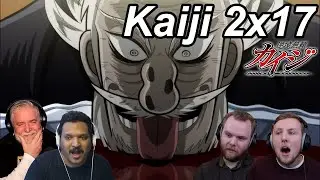 Kaiji Ultimate Survivor 2x17 Reactions | Great Anime Reactors!!! | 【カイジ】【海外の反応】