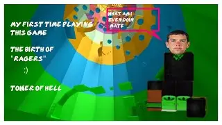 CAN I EVEN BEAT 1 STAGE!? | MY FIRST TIME PLAYING TOWER OF HELL | [Roblox]