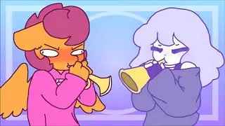 Meme Mr Skeletal collab with Scootaloo Loves Sans (FANO REUPLOAD)