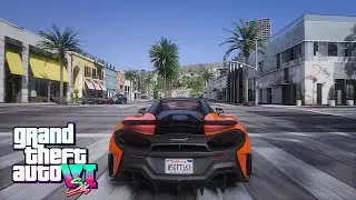 ⁴ᴷ⁶⁰ GTA VI - NEW Free Roam Gameplay - Realistic Graphics PC GTA V MOD on GeForce RTX™ 4090