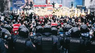 OMON tactics, detentions, how to behave at protests | Moscow rally, Alexey Navalny