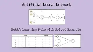 Hebbian Learning Algorithm with Solved Example