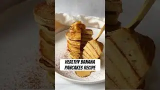 4 Ingredient Healthy Banana Pancakes 🥞