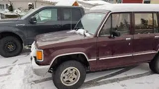 1989 Isuzu Trooper - In winter 2020