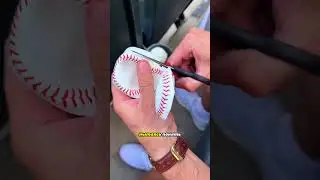 He tore the batted ball into pieces... FOR THIS REASON
