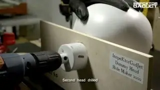 Binaural Dummy Head Microphone - Making the ear holes