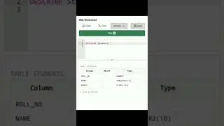 SQL Commands in 1 Minute 🔥| Create | Insert | Select | Desc | SQL | DBMS | 