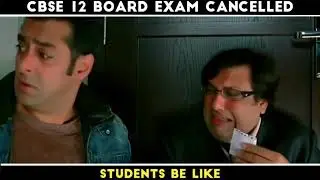CBSE 12 BOARD EXAM CANCELLED MEME 😉 Itni Khushi Mujhe aaj tak Nhi hui
