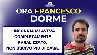 Dormiva 3 ore per notte  |  Non lavorava e non usciva più di casa…