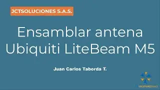 Ubiquiti Ensamblar LiteBeam M5