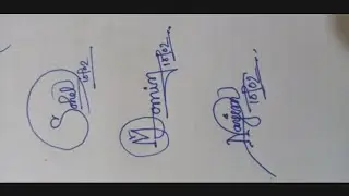 How to creat YOUR signature. Autograph design.